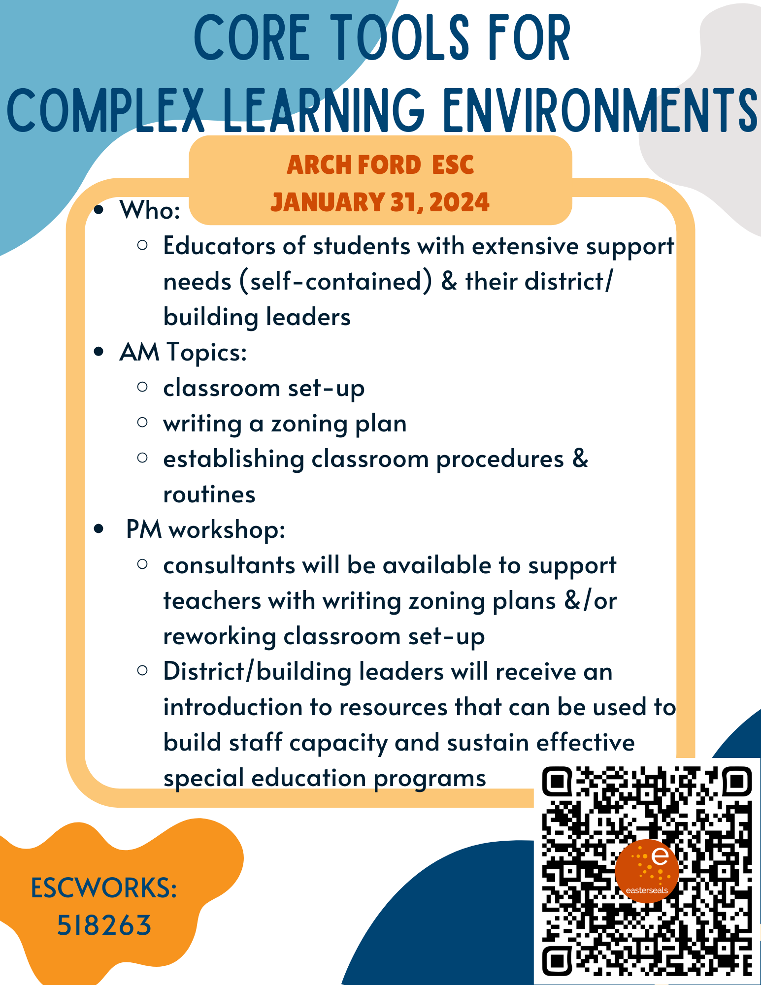 Core Tools for Complex Learning Environments