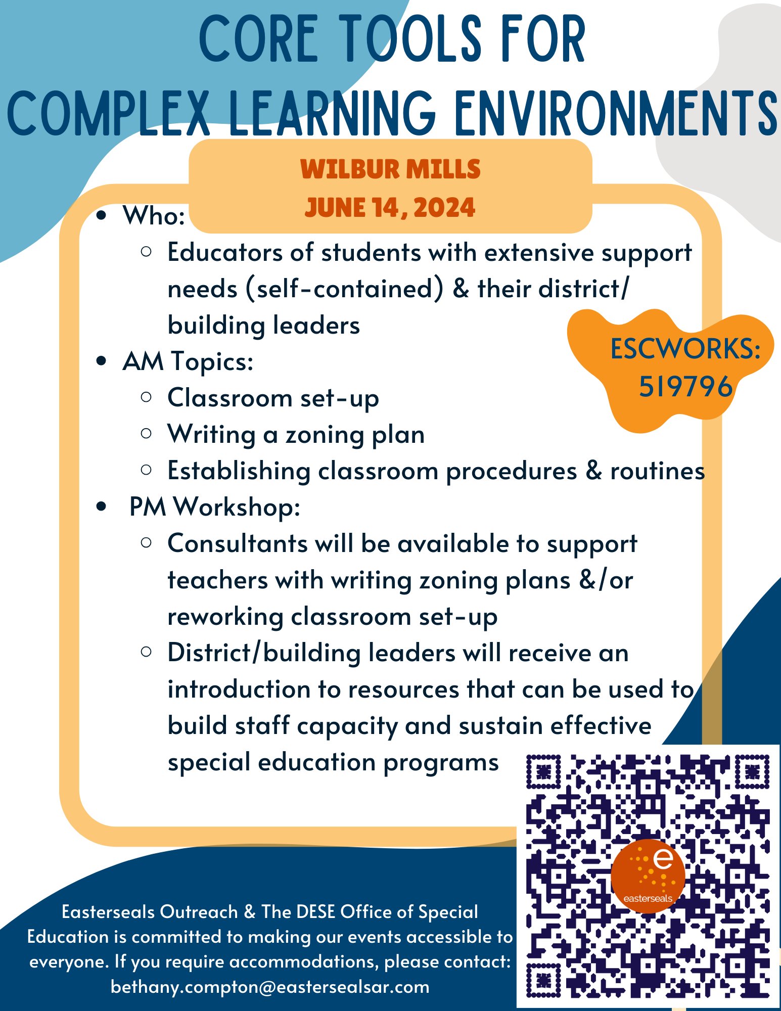 core tools for complex learning environments at Wilbur Mills educational service cooperative